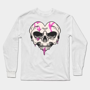 skeleton valentine, heart Long Sleeve T-Shirt